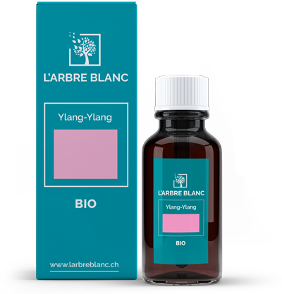 Huile Essentielle Ylang-Ylang Bio & haute Qualité - L'Arbre Blanc Suisse
